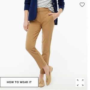 J. Crew Brand New Slim Fit Cropped Ruby Pants Size 6